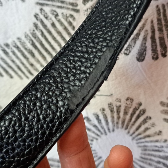 Steve Madden vegan leather multi compartment zip travel messenger laptop bag - Picture 16 of 17